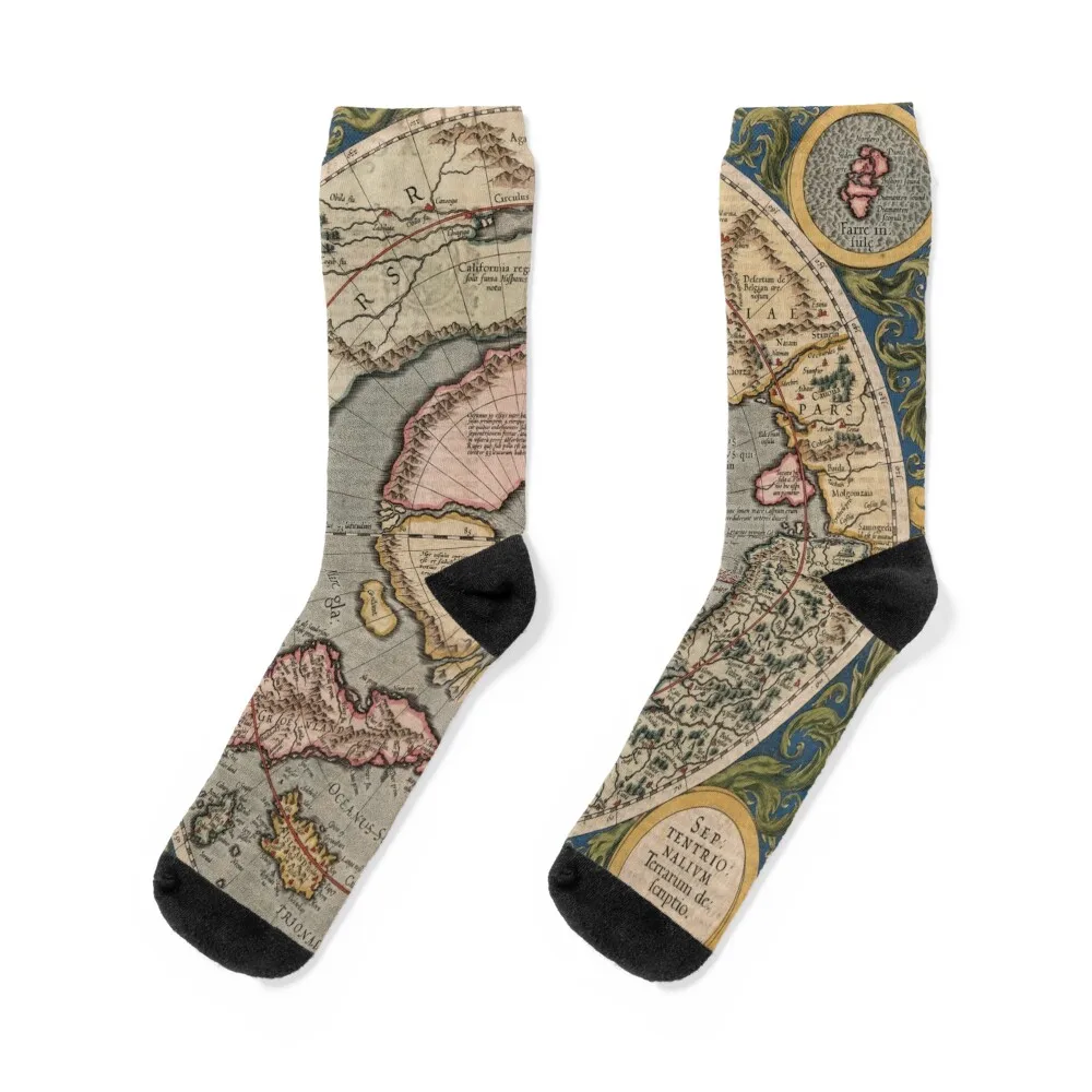 

Arctic regions, North Pole in 1623 Socks cute ankle bright garter Children's Socks Ladies Men's