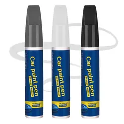 Car Paint Scratch Repair Pen Universal Color Retouching Pen Black Gray Creamy Touch-up Paint DIY Car Supplies