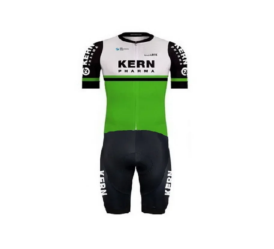 

MEN'S CYCLING WEAR CYCLING JERSEY BODY SUIT SKINSUIT WITH LASER CUT 2020 KERN PHARMA TEAM BLUE SIZE XS-4XL