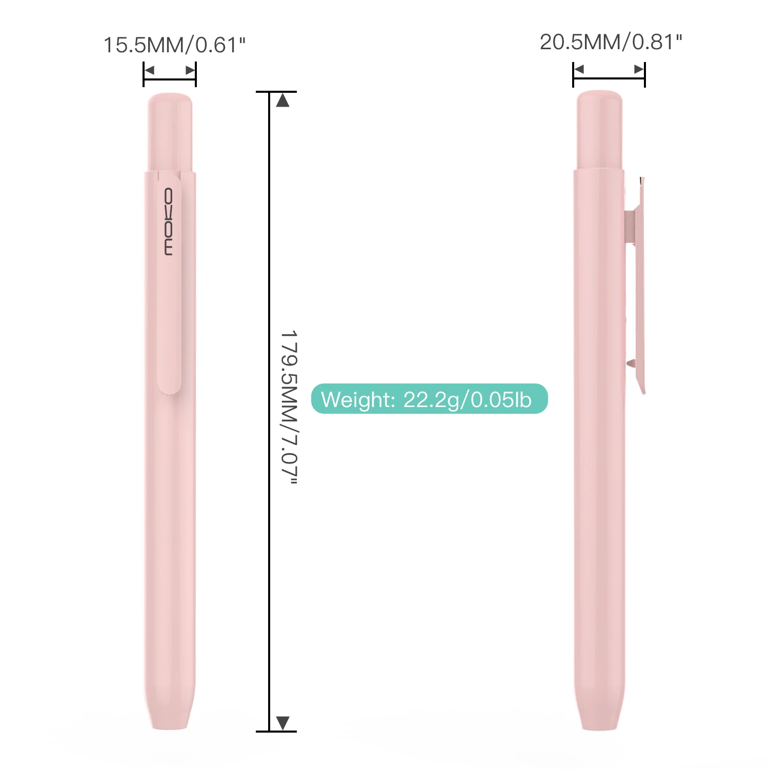 MOKO Holder Case for Apple Pencil 1st Generation,Retractable Pencil 1st Case Protective iPad Pencil Sleeve Skin Cover with Clip