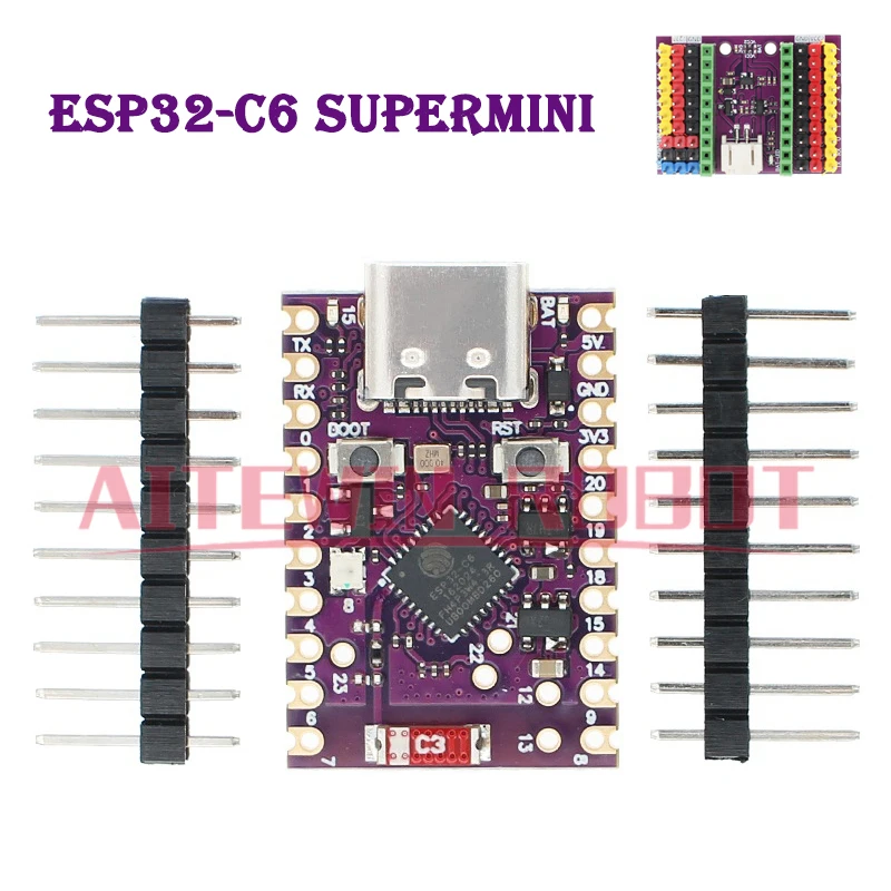 ESP32-C6 SuperMini development board MCU programming learning controller core board