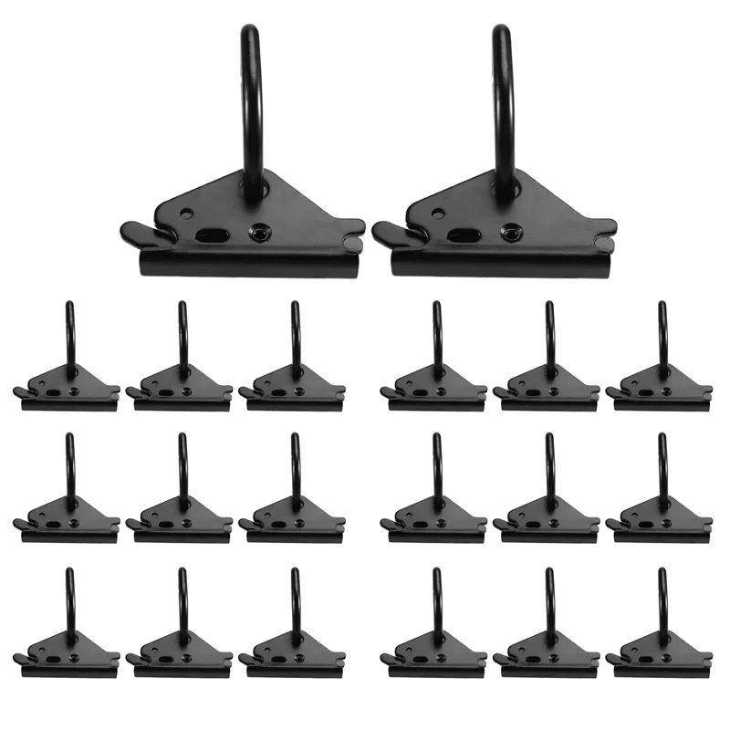 

E Track D Ring Tie Down Anchors 20 шт. для прицепов Пикапы Мотоциклы Открытые аксессуары для электронных гусениц