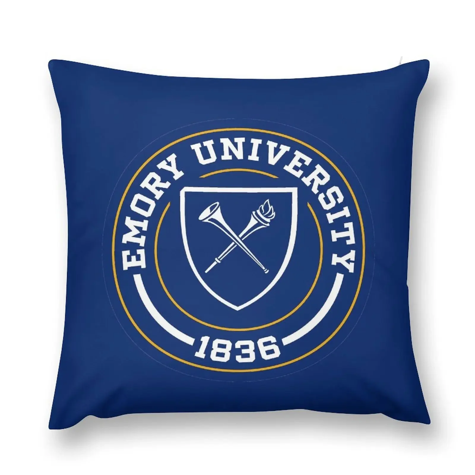 Emory University Circle Throw Pillow Room decorating items Christmas Covers pillow