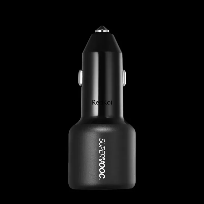 Oneplus-cargador de coche OPPO SUPERVOOC, 80W, carga rápida 3,0, adaptador de teléfono Dual USB tipo C para OPPO OnePlus Realme vivo iQOO Xaiomi