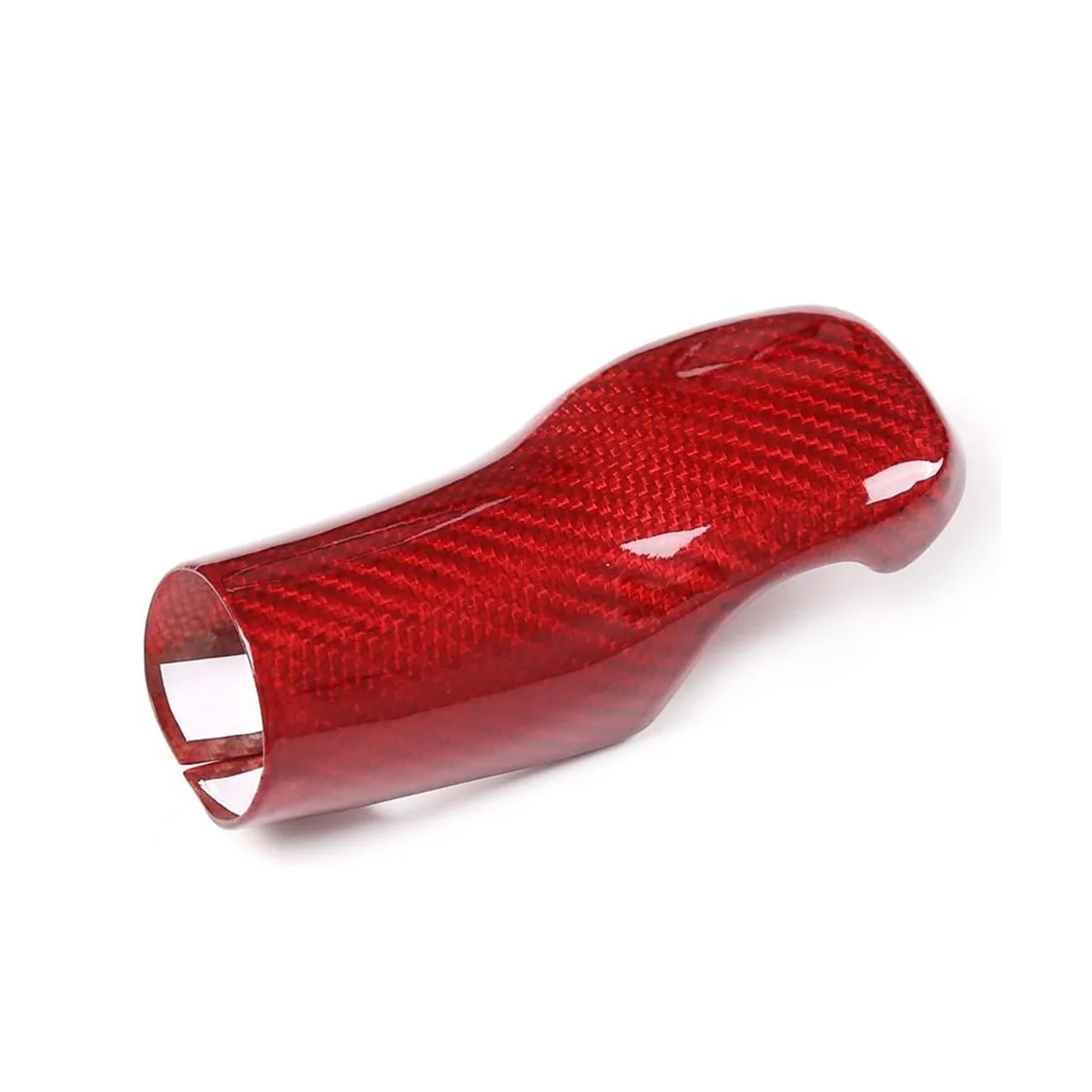 For Toyota Supra GR A90 A91 MK5 2019-2022 Dry Carbon Fiber Car Gear Shift Head Protective Back Cover ,Carbon Fiber Red