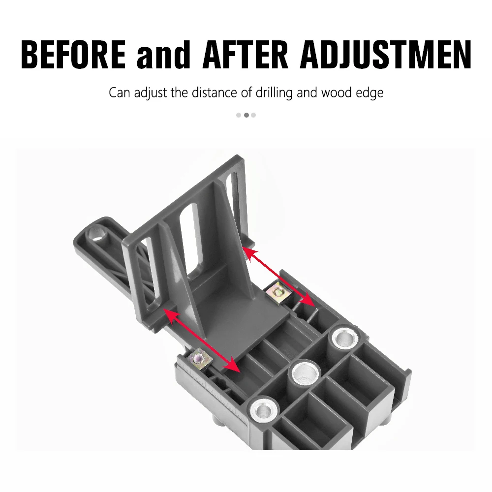 Imagem -02 - Handheld Dowel Jig Corner Edge Surface Joints Metal Bucha Tamanhos mm mm 10 mm Brocas para Milescraft 1332 Joint Mate