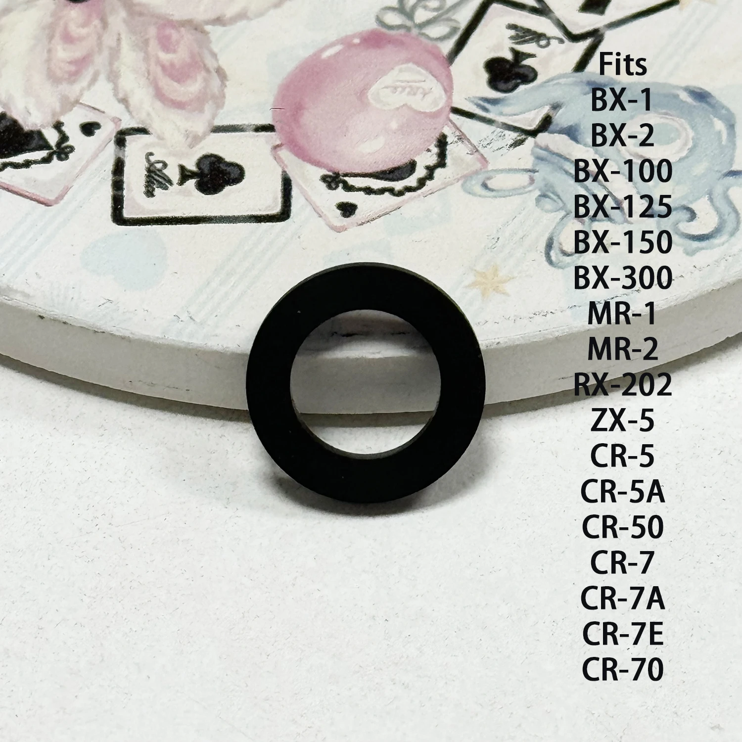 Cassette Idler Tire Rubber Fits Nakamichi BX 1 2 100 125 150 300 MR-1 MR-2 RX-202 ZX-5 CR 5 5A 50 7 7A 7E 70 Repair Part