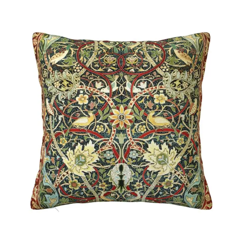 

William Morris Bullerswood Antique Rug Print Modern Throw Pillow Cover Decoracion Salon Case Cushions for Sofa