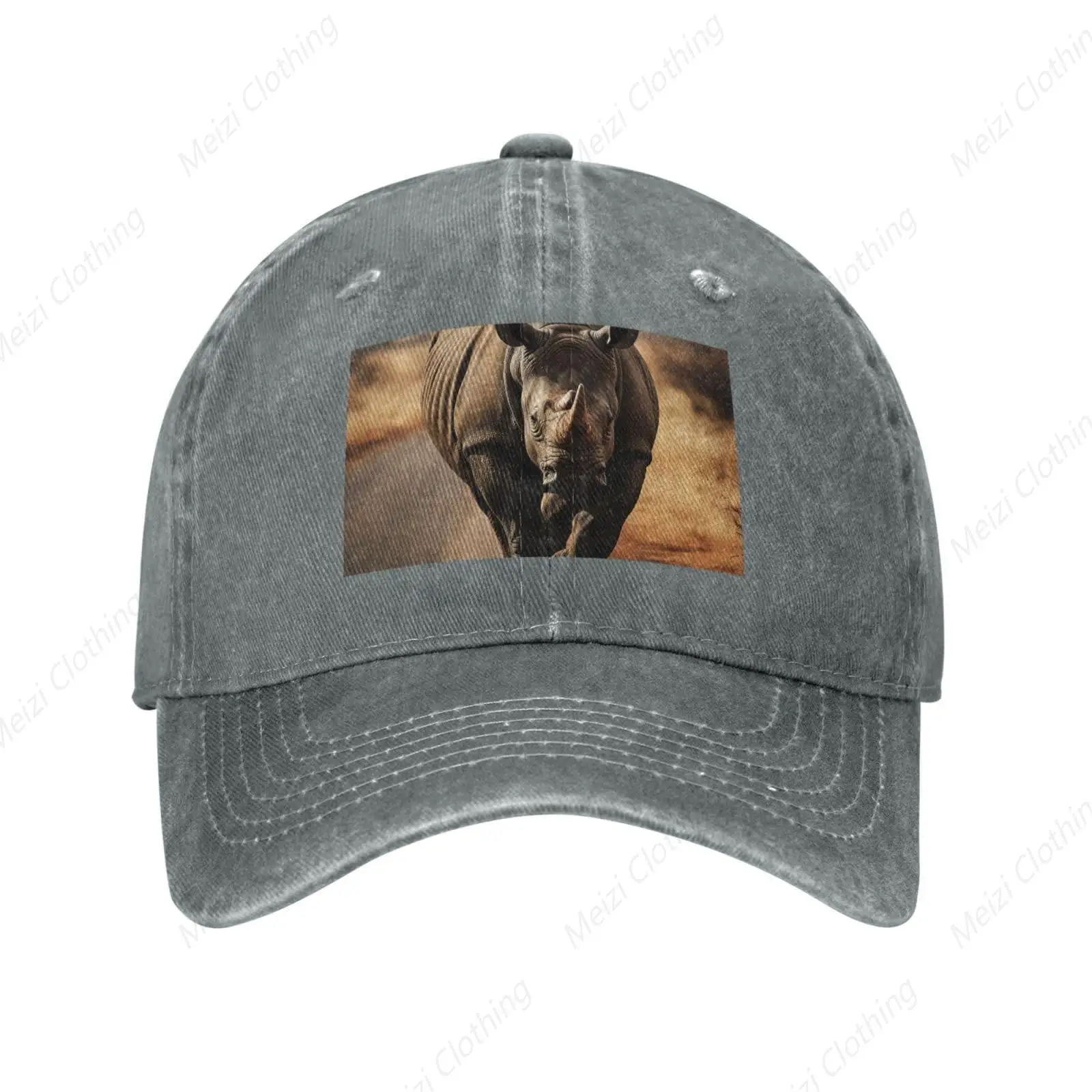 

Gift Baseball Hat Cowboy Dad Rhinoceros Hat Golf Baseball Hat Adjustable for Men and Women