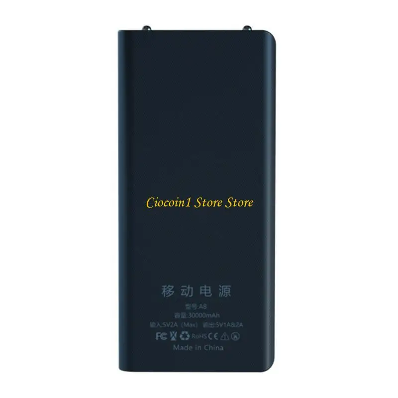 A3PC LCD Display DIY 8x18650 Battery for Case for Shell Portable Extern