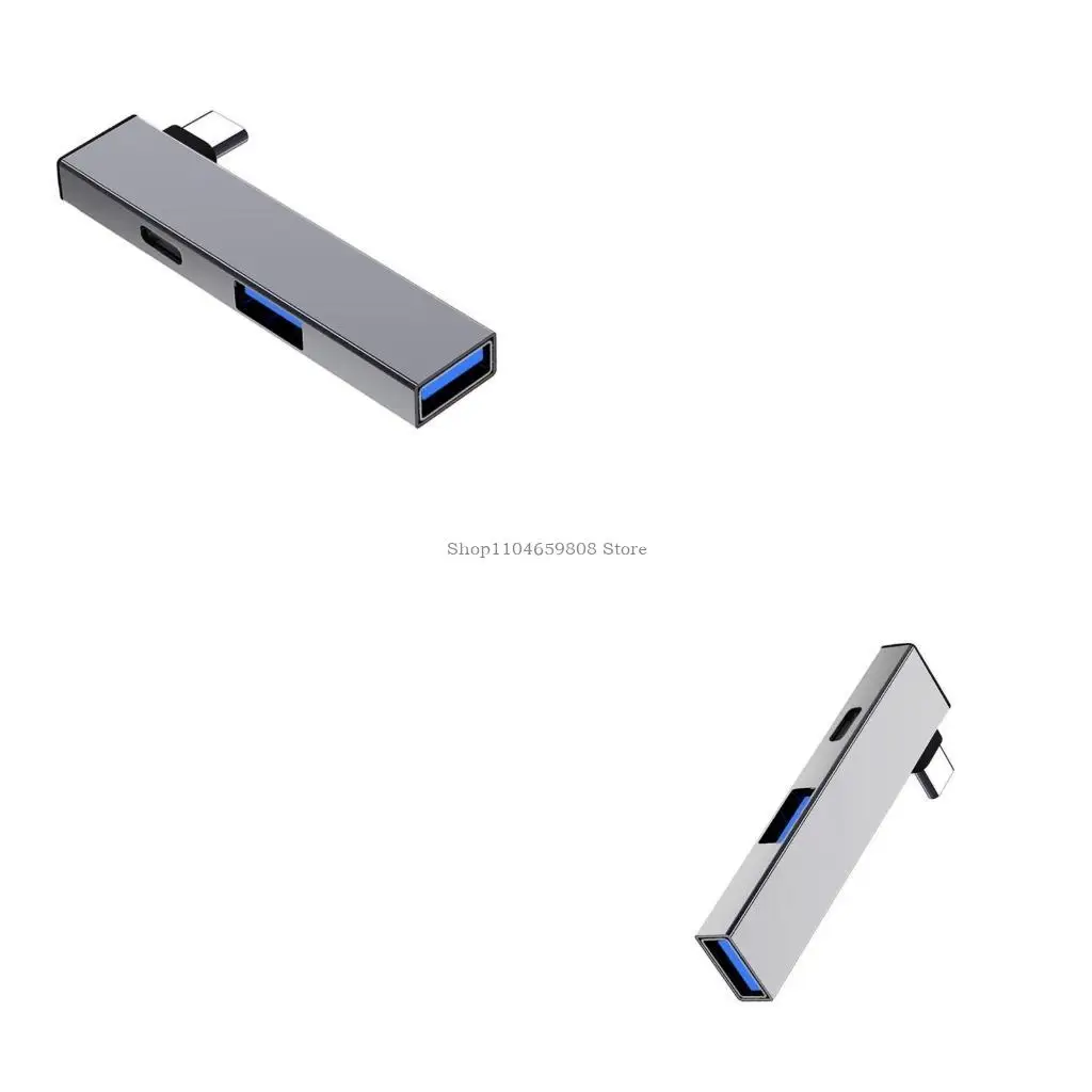 

Sleekly Aluminum USB C Hub Type C To Type C And USB Expansion Hub USB Splitter