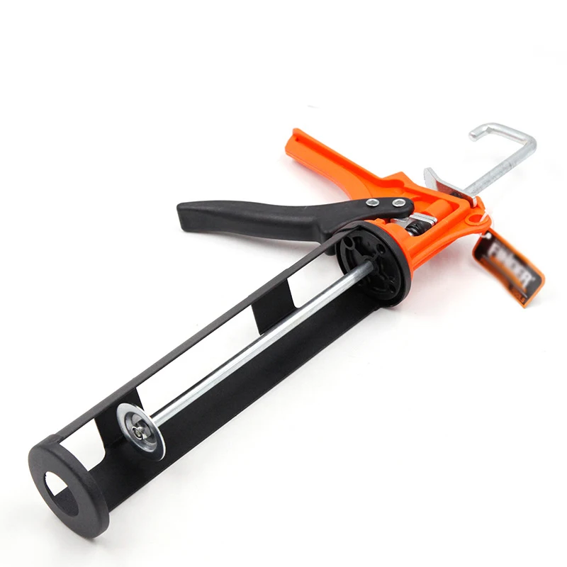 9 Inch Heavy Duty Sealant Caulking Gun, High Thrust Caulk and Adhesive Gun, Nylon Handle, Carbon Steel Body for Painting