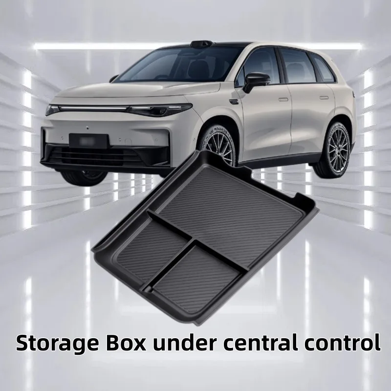 for Leapmotor C10 2024 2025 Center Console Lower Storage Box Car Interior Accessories Storage Tray Organizer Case