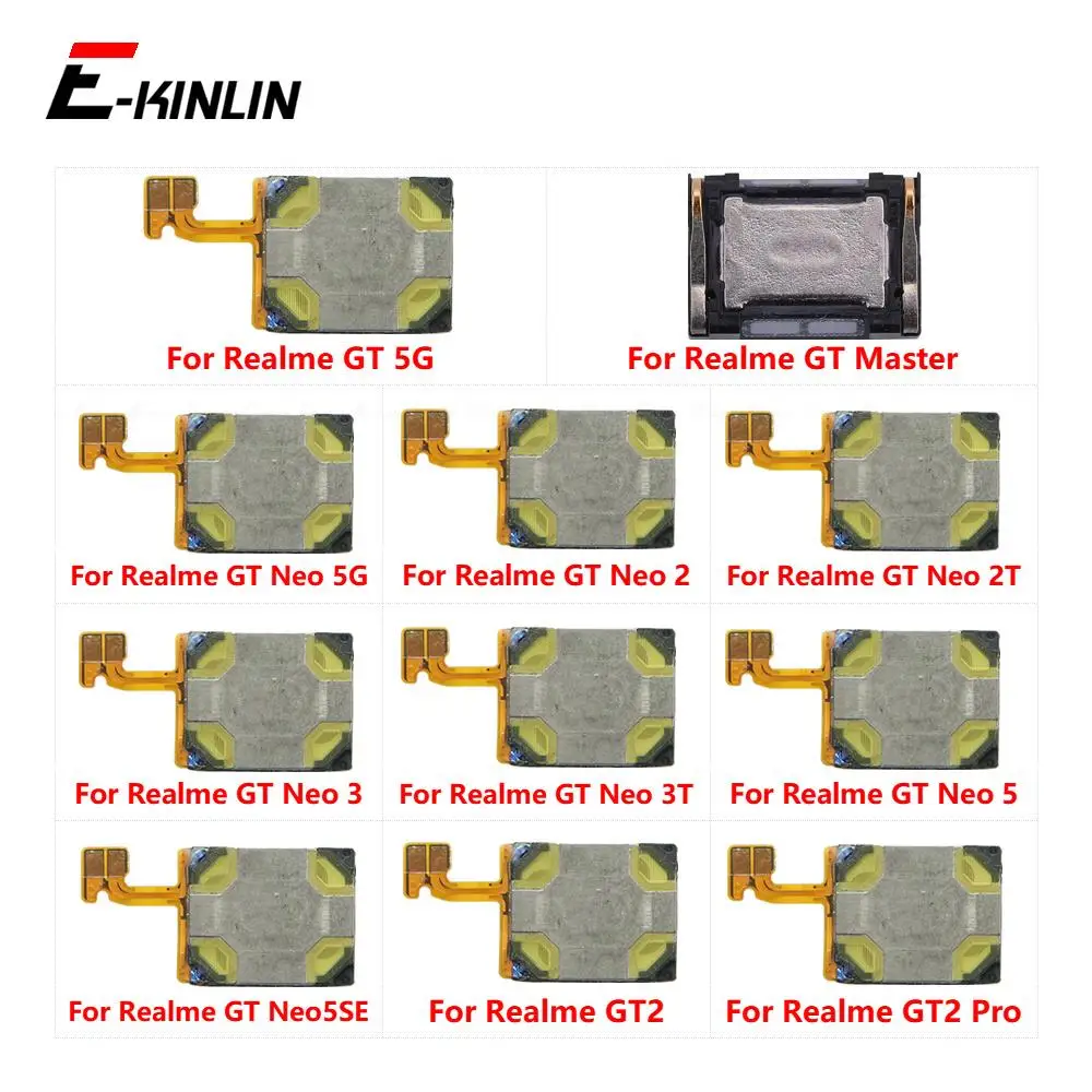 Earpiece Earphone Top Speaker Sound Receiver Flex Cable For OPPO Realme GT Master Neo 2 2T 3 3T 5 SE GT2 Pro 5G