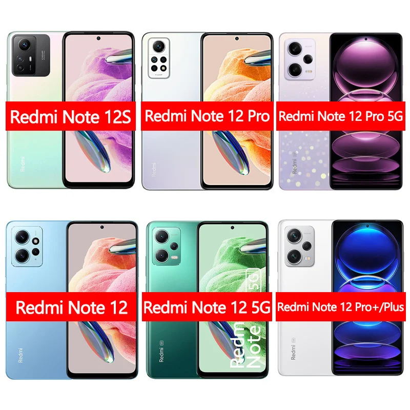 1~4 Pcs Glass,Protective Glass for Redmi Note 12S 12Pro+ Screen Protector Xiaomi Note 12 Pro Plus 5G Tempered Glass Film Note12S