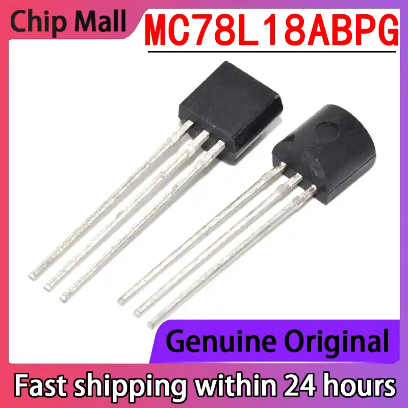 1PCS Brand New MC78L18ABPG MC78L18 Package TO-92 Linear Regulator (LDO) Original Stock