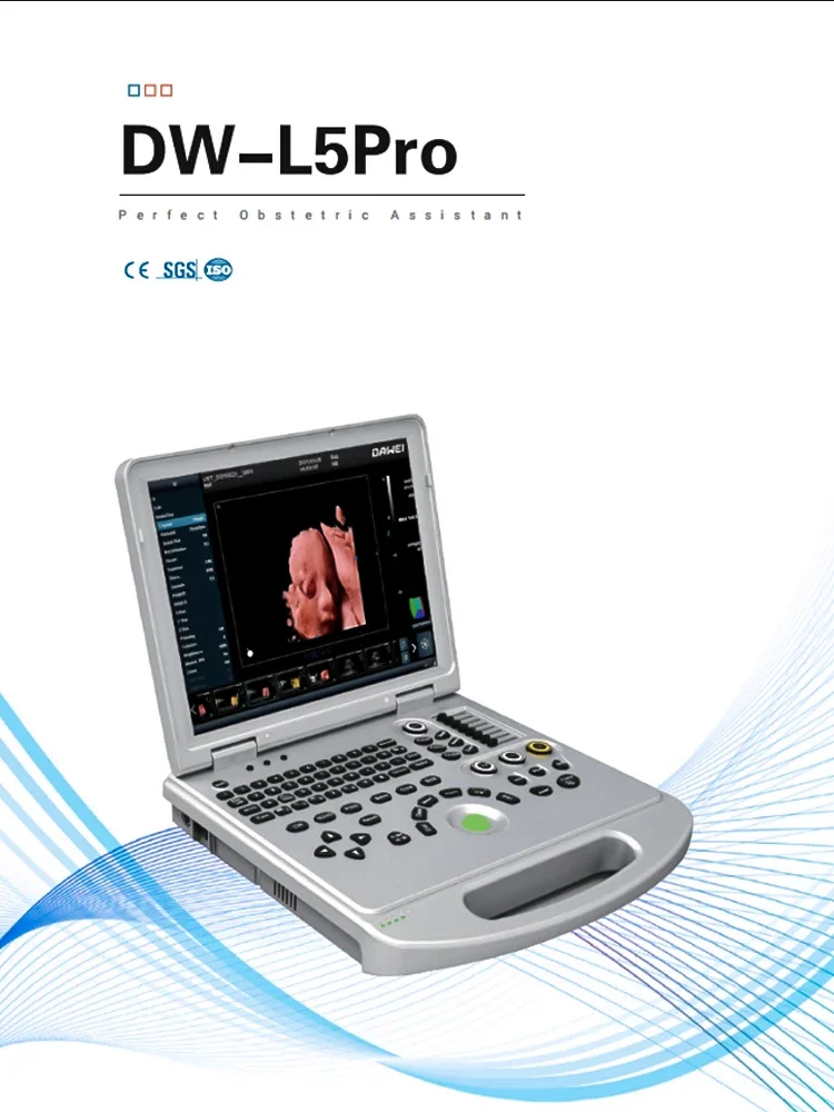 CE Approved Hot Sale 5D  Ultrasound 3D 4D Color Doppler Diagnostic System Machine Portable Ultrasound Machine