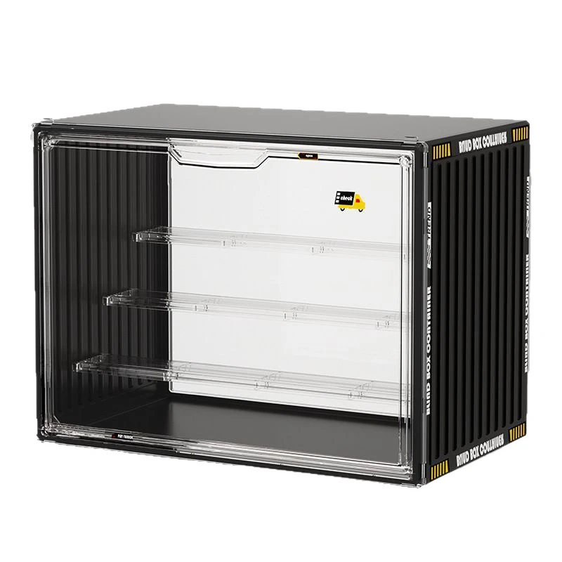 Acrylic Display Storage Shelf Model Figure Show Case Dustproof Building Block Display Rack Storage Box Desk Accessories