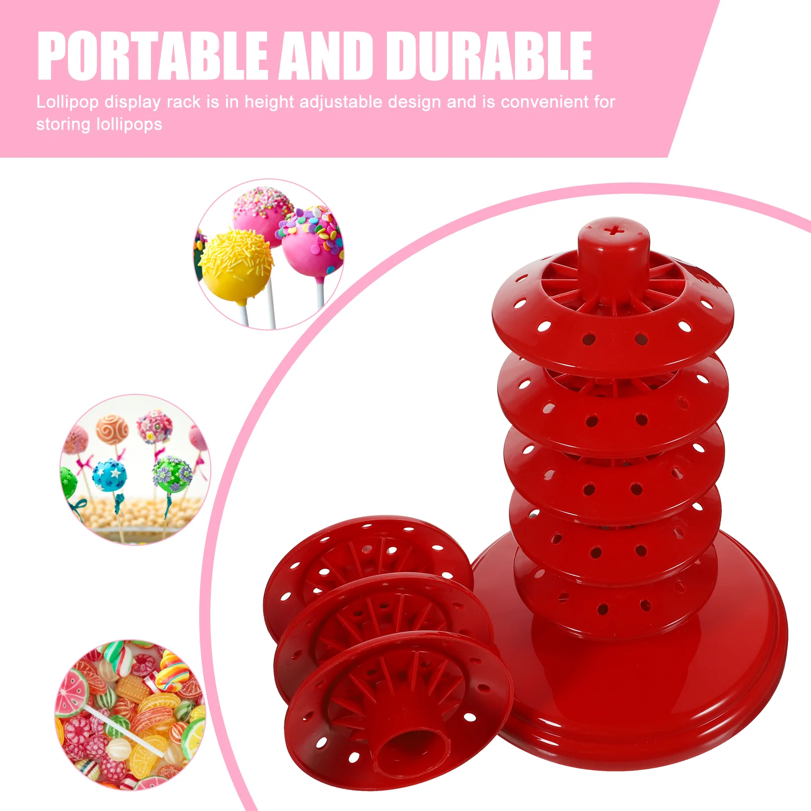 Lollipop Display Stand Suckers Base Rack Dumdum Tree Holder Candy Sticks Multi-function Displaying Accessory Baby