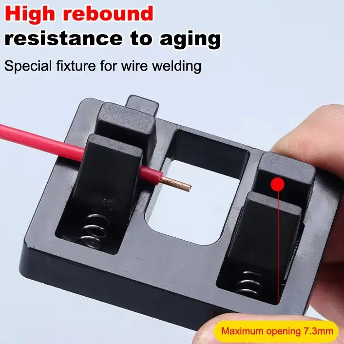 

1PC Stabilizing Welding Fixture with Electric Wire Management Dual Non-Slip Clamps Soldering Equipment for Welding Projects