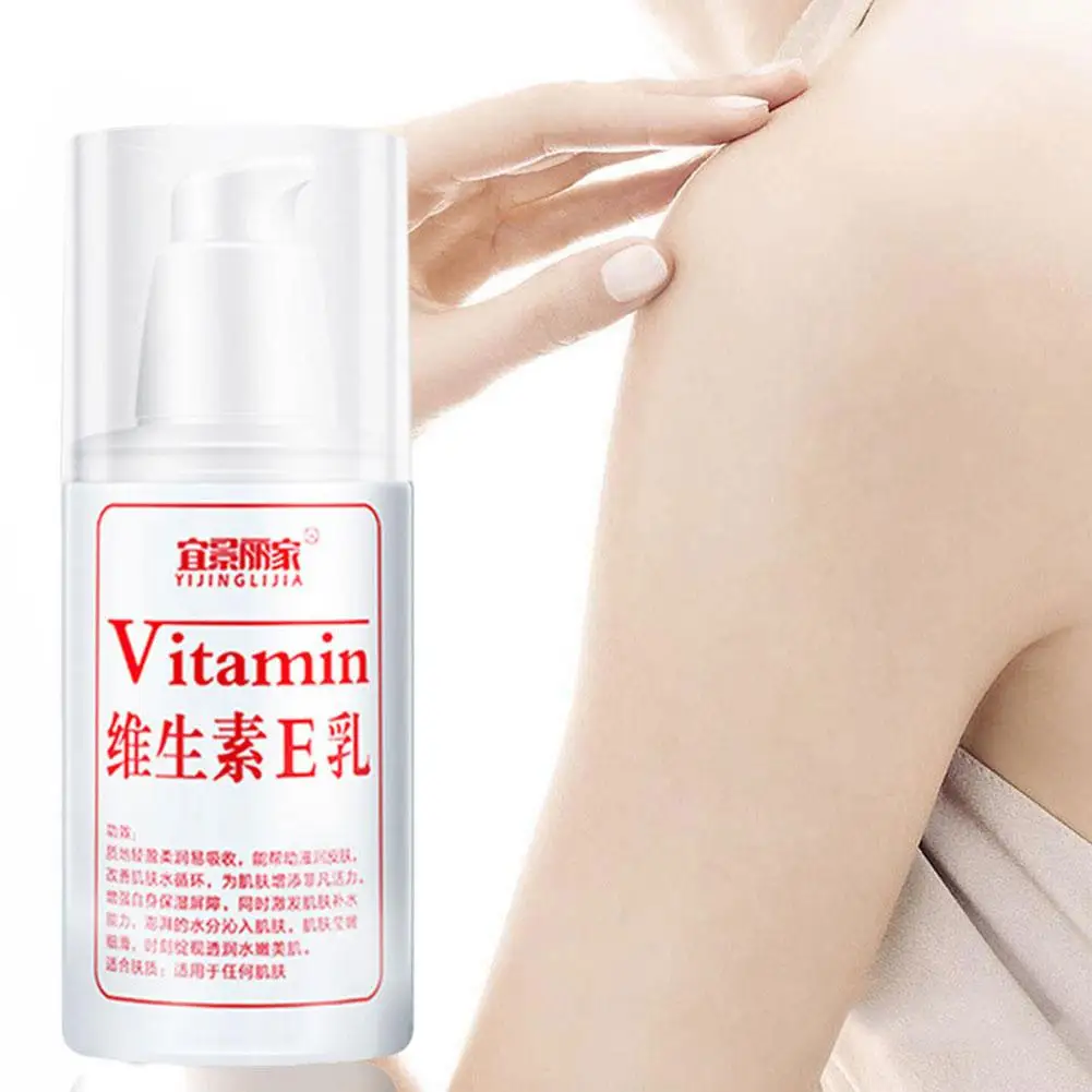 100ml Vitamin E Milk Mild Hydrating Emulsion Refreshing Moisturizing Body Cream Facial Smooth Lotion Skin Care Tender Nouri T0N7