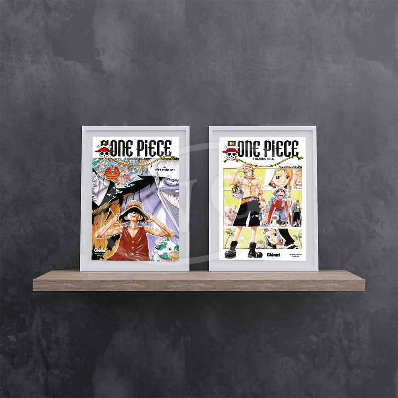 Anime Collect The Cover Pages of The One Piece Poster Wall Boa Hancock Art Japanese Cartoon Canvas Painting  Decor Room No Frame