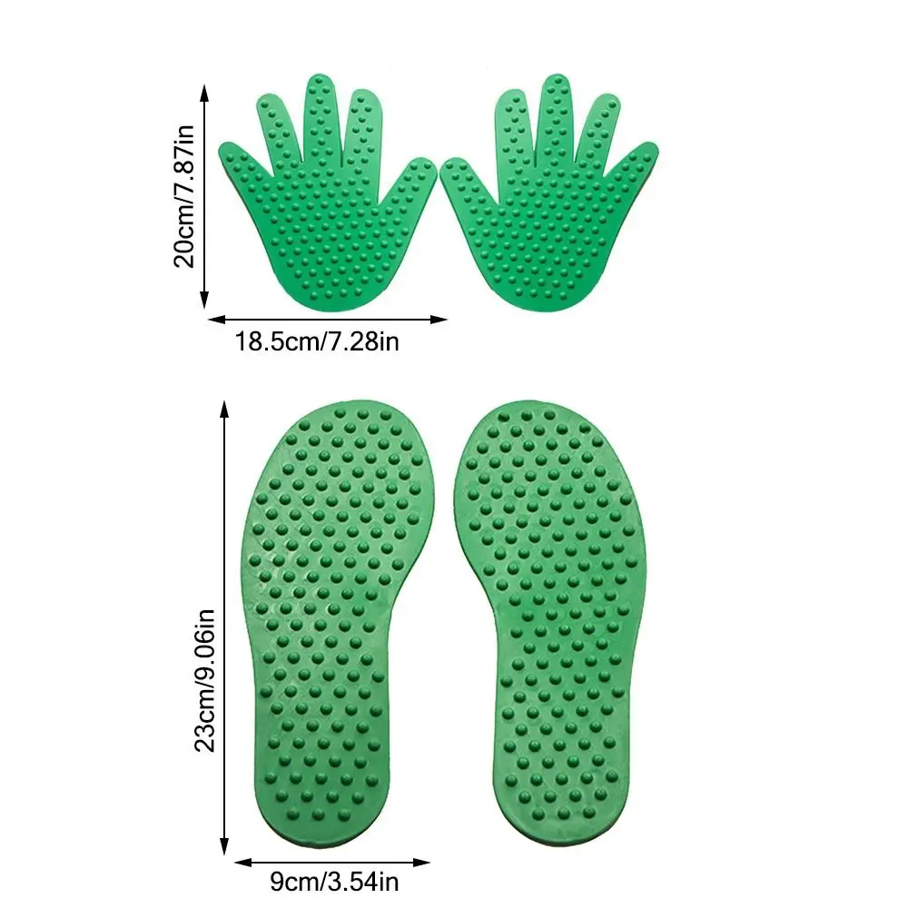 子供の感覚トレーニング手足ボードゲーム小道具滑り止め方向性カーペットマーカー手足協調器具