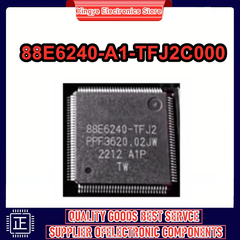 

Новый оригинальный чип управления Ethernet 88E6240-TFJ2 88E6240-A1-TFJ2C000 88E6240 TQFP-128