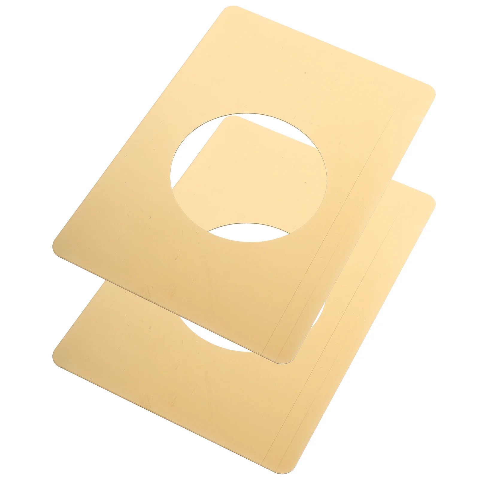 Reemplazo de placas de refuerzo de manija de puerta de coche, placa trasera, 2 uds.