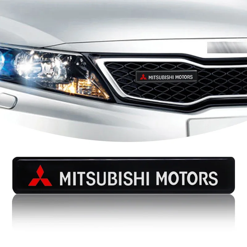 

Наклейка на переднюю решетку автомобиля, эмблема гриля, светодиодная эмблема для Mitsubishi ASX Lancer Pajero Outlander L200 EVO Lancer EX