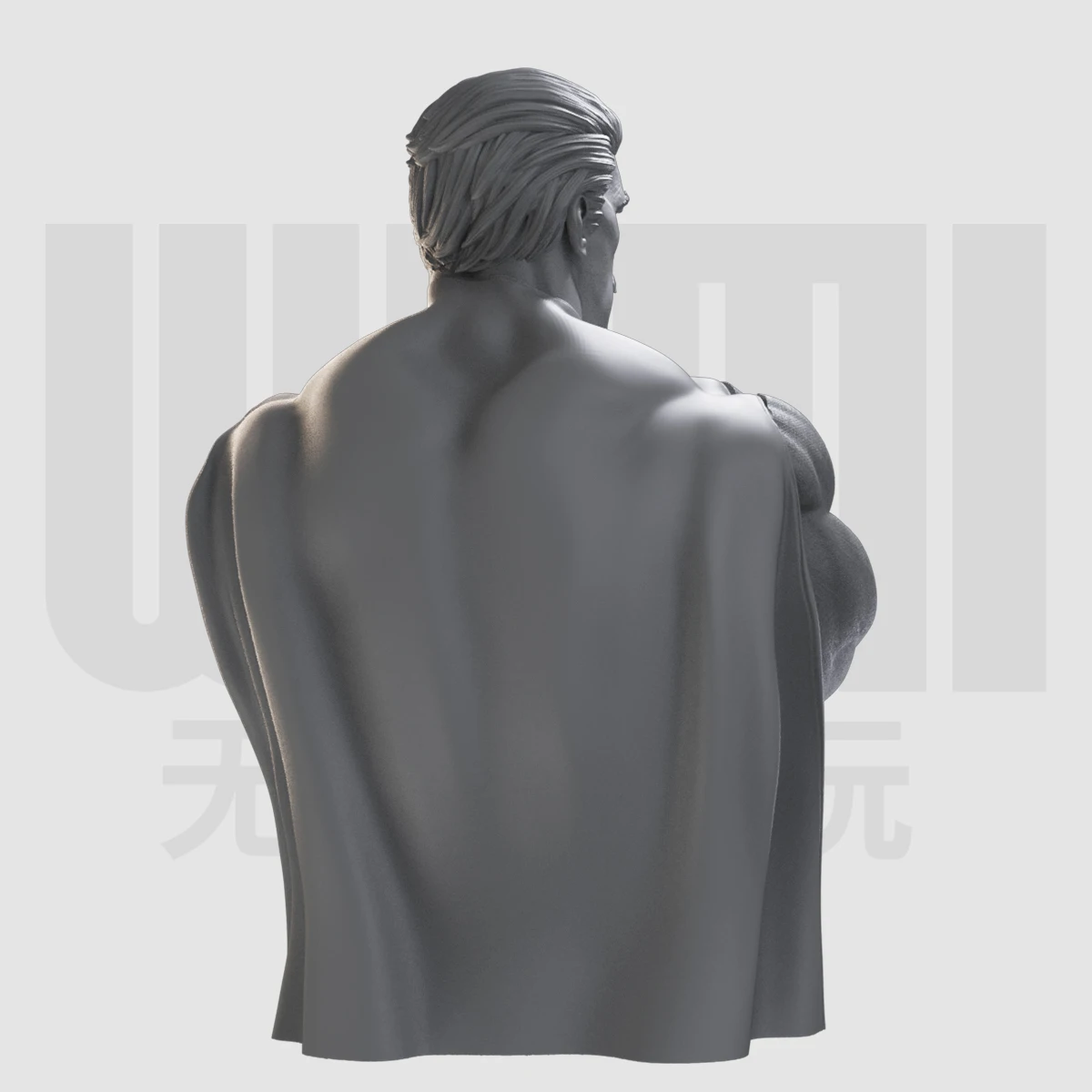 1/10 Almighty Hero Invincible Young Hero Half body Bust GK Resin White Mold Handmade Model