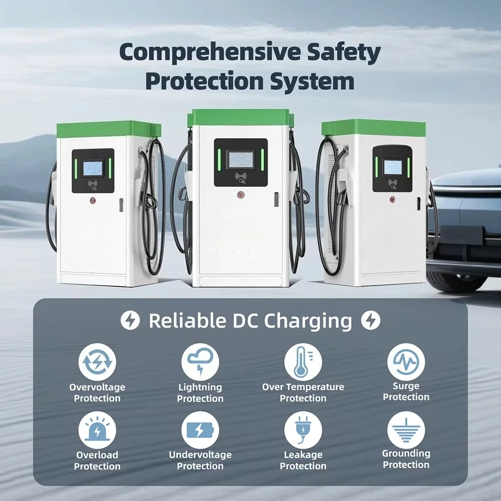 SETEC POWER Level 3 DC Fast EV Charger 60kW-500kW Commercial Fast Charging Station