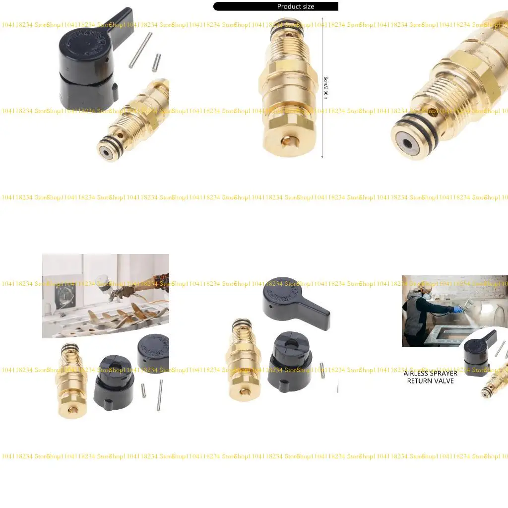 

P9FB Sprayer Valves Drain Valves Pressure Washer Accessories Suitable For 4 40, 5 40, 640 Airless Paint Sprayer Parts