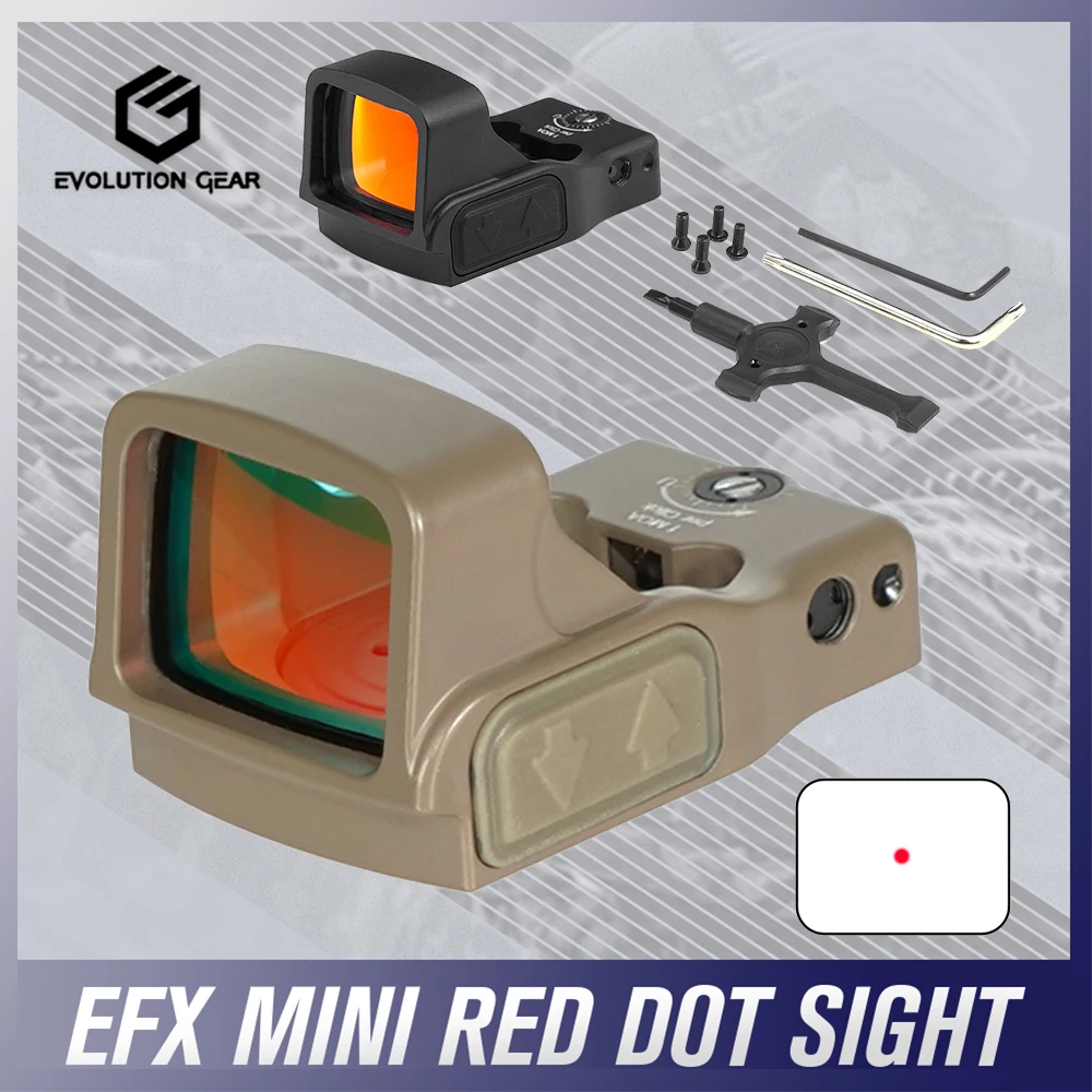 

EVOLUTION GEAR EFX Red Dot Sight 3MOA Mini Reflex Optics Scope Deluxe Ver.