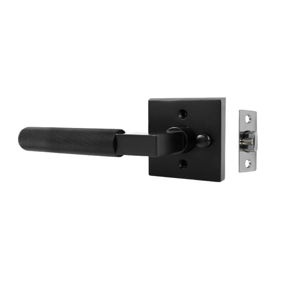 Gold Tone Door Handle with Privacy Lock for Indoor Use Designed for Left or Right Handed Door Configuration Compatibility