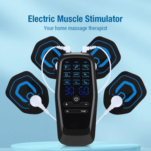 Fisioterapia Tens Estimulador muscular eléctrico EMS acupuntura masaje corporal terapia Digital máquina de adelgazamiento electroestimulador