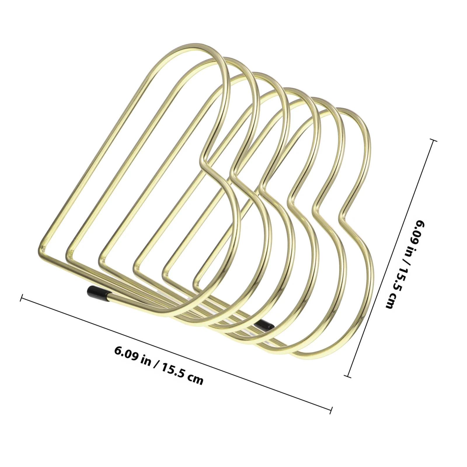 حامل كتب معدني لسطح المكتب منظم ديكور لرف تخزين الدراسة والمكتب وحامل إدارة الملفات #6