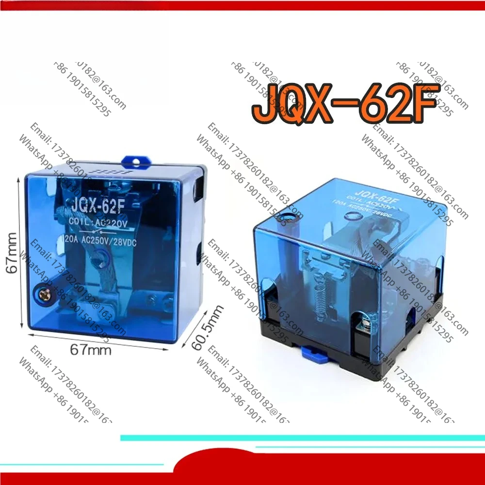 

100% оригинальное новое реле JQX-62F 1Z DC12V DC24V ACC220V 120A JQX 62F 1Z JQX-62F