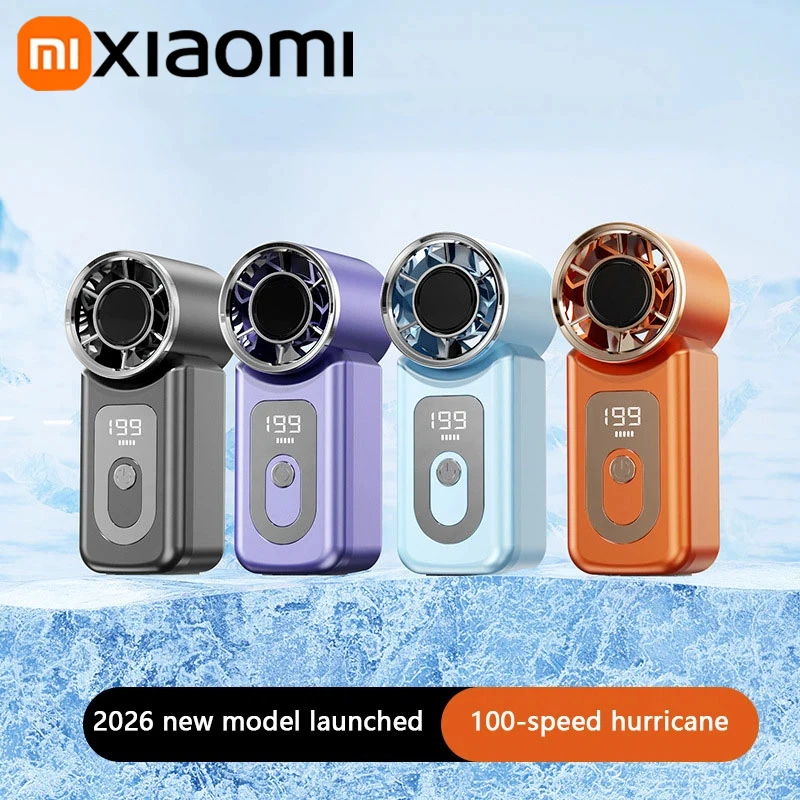 

Xiaomi Handheld Turbo Fan High Speed 20000rpm USB Rechargeable Long Endurance Powerful Portable Outdoor Summer Fan For Travel