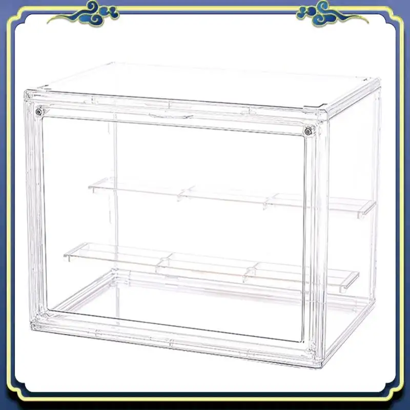 Latest Display Stand Transparent Ladder Model Storage Box Hand Puppet Display Box