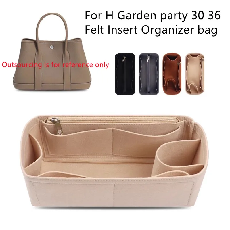 

Только распродажа, внутренняя часть подходит для садовой вечеринки 30–36 лет, сумка для макияжа, женские сумки, вставка-органайзер из фетра, дорожная косметичка-вкладыш