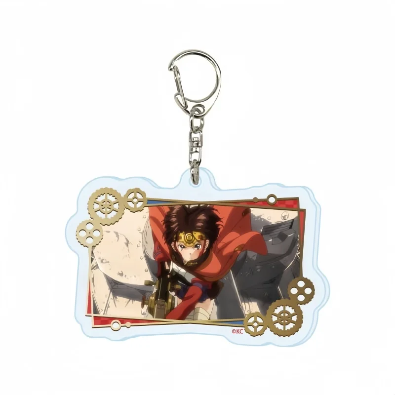 Acrylic key chains Kabaneri of The Iron Fortress Ikoma Mumei Shikimori Ayame Kukuri Kokonotsu Anime Figures 6cm bag charm