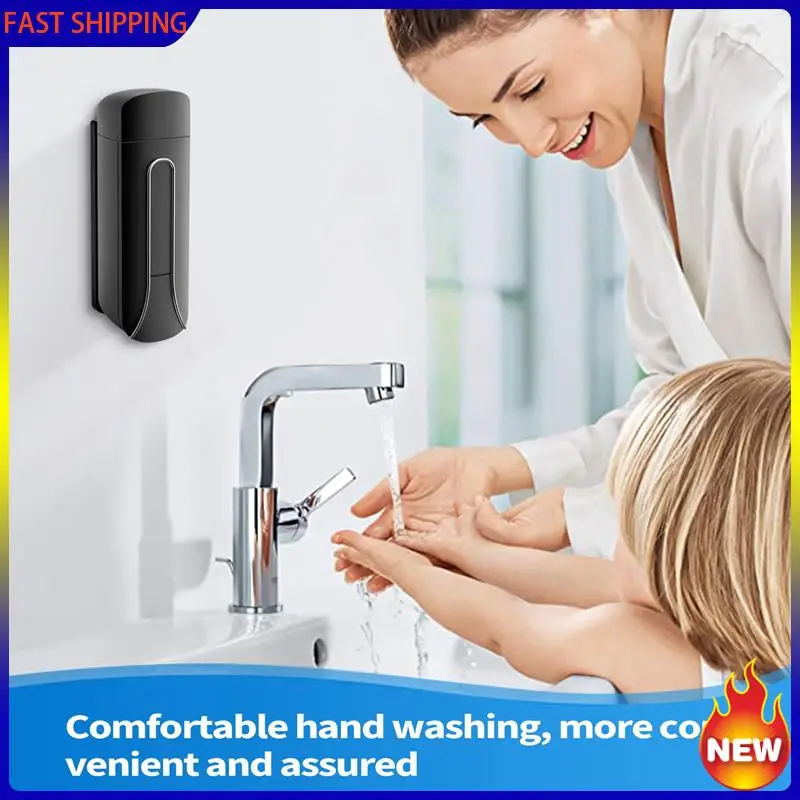 

Специальный 4 шт. настенный пластиковый дозатор жидкого мыла для ванной комнаты 350 мл гель для душа моющее средство бутылка шампуня для кухни отеля