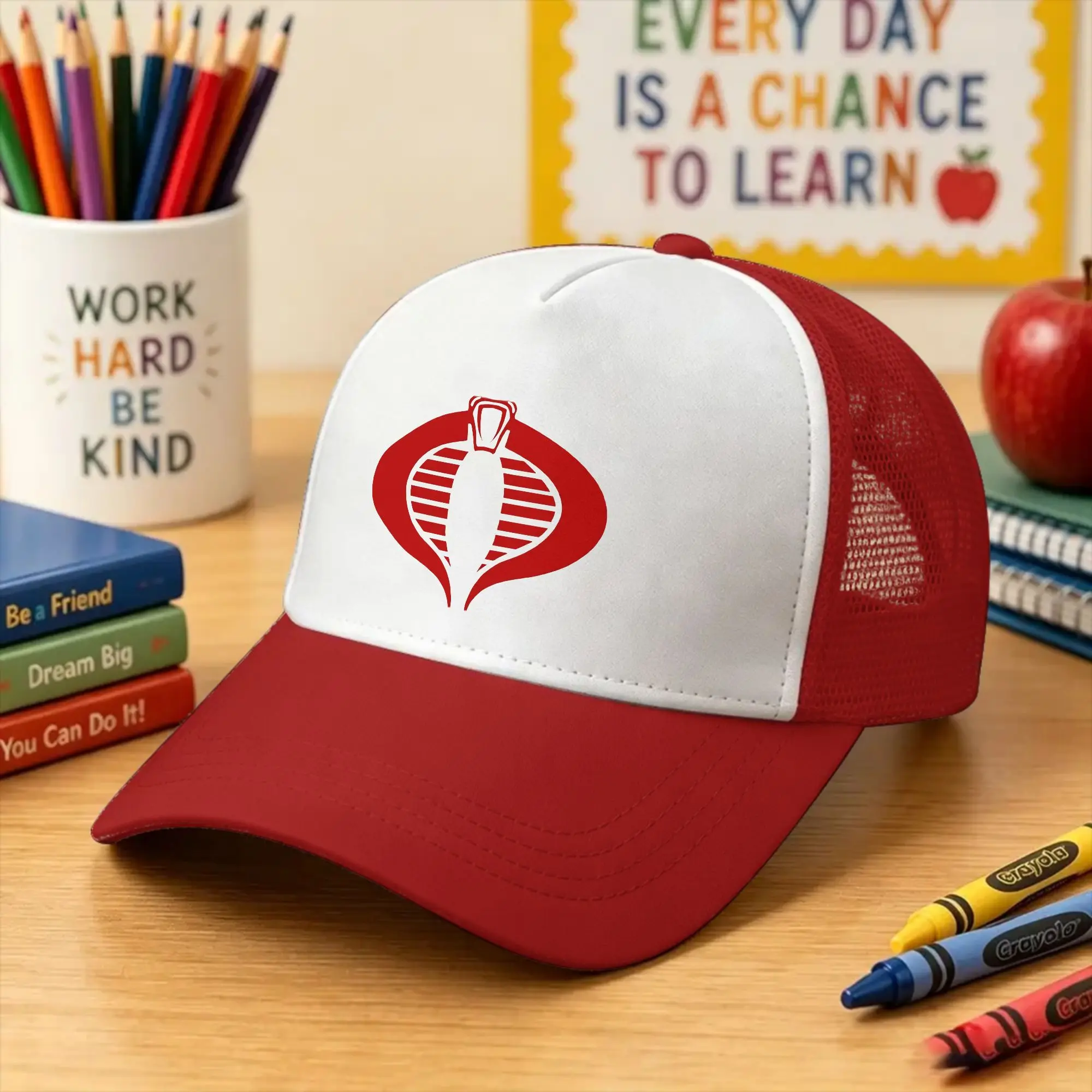 Summer Sun Hats Storms Shadow Cobras Logo Baseball Cap Sun Gi Joe Wholesale Trucker Hat Men Women Hiking Fishing Snapback Cap