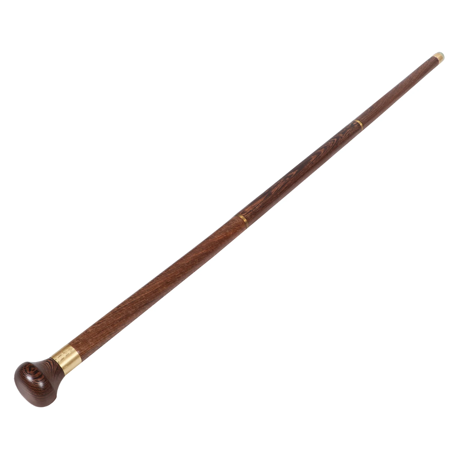 

1pcs Ebony Blood Sandalwood Walking Cane Heavy Duty Three Section Detachable Portable Anti Slip Handle for Men