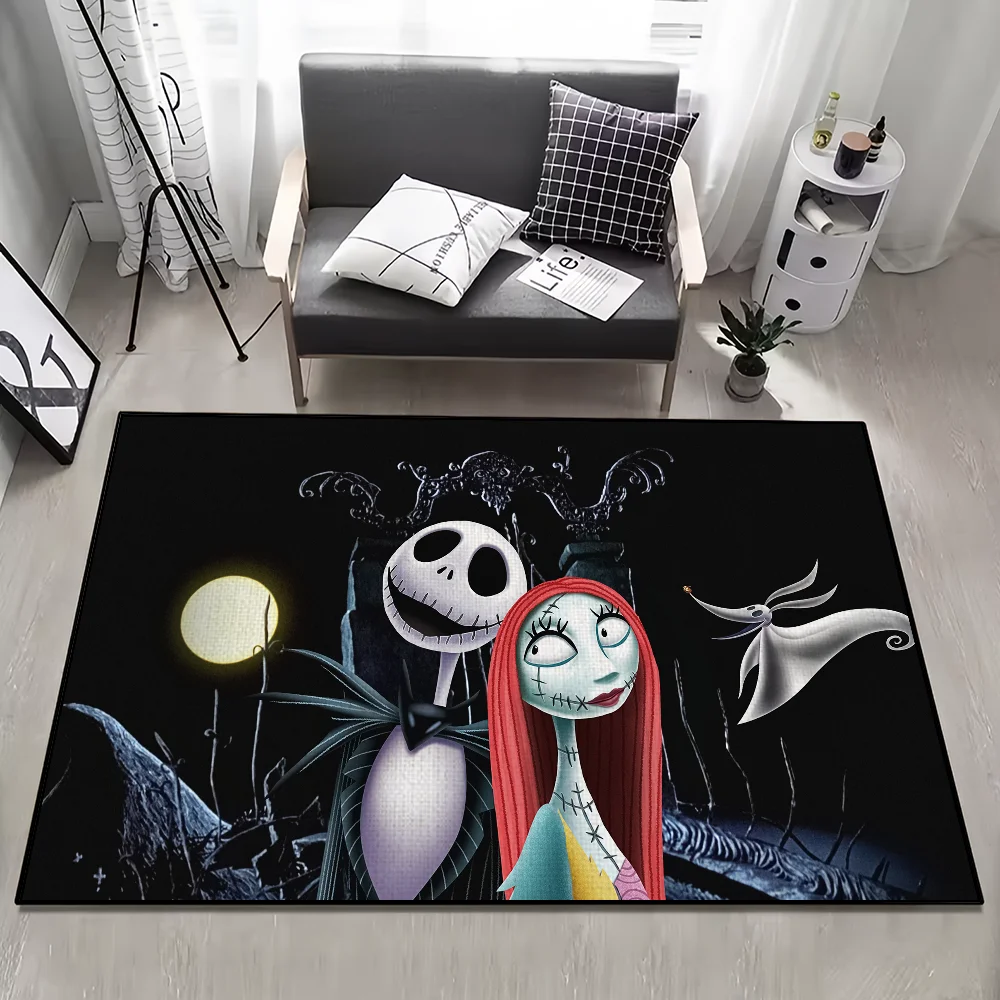 C-Christmas Door Mat Anti-Slip Kitchen Bedroom Handmade Rug Before Carpet Living Room N-Nightmare Entrance Decoration cocina