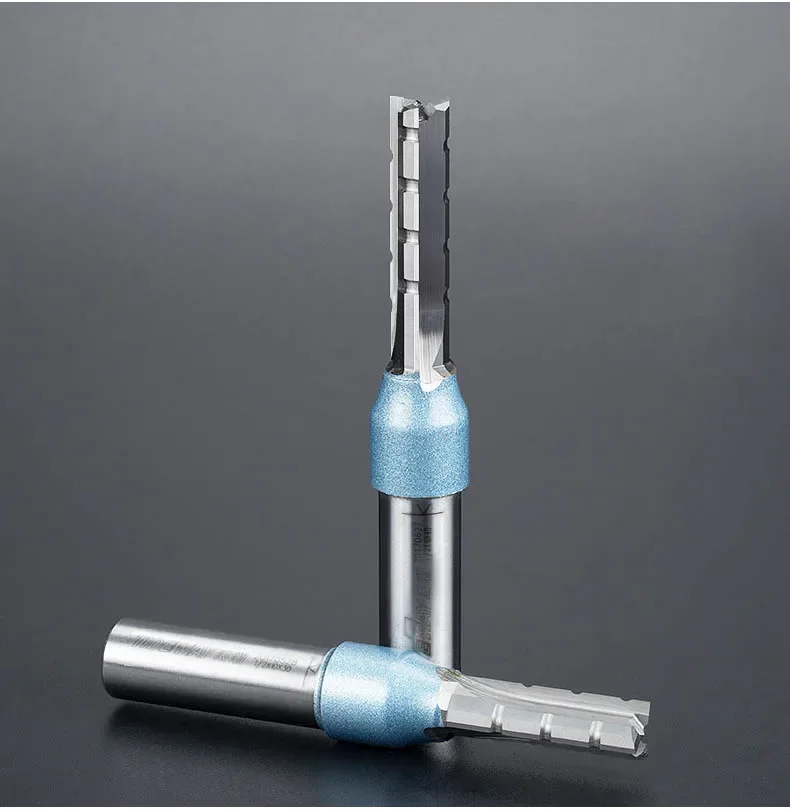Imagem -06 - Woodworking Cnc Trimming Slot Bits Fresa para Madeira Bit Router Reto Tideway Shank Flautas
