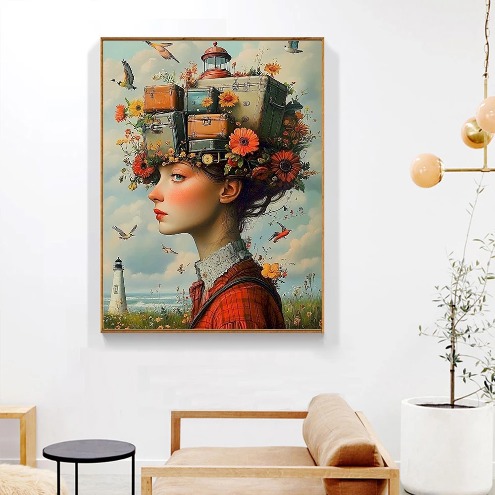 5D DIY Diamond Painting Kits Abstract Woman Mosaic Embroidery for Adults Wall Unique Gift Home Decoration New Arrivals
