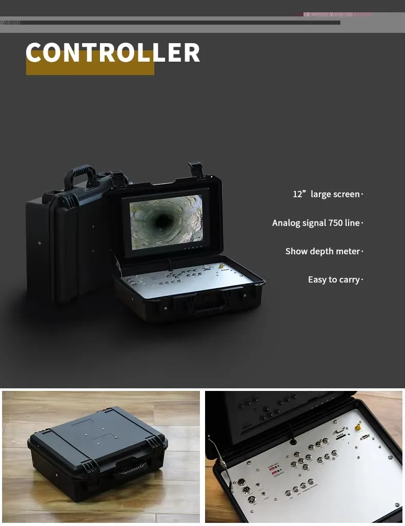 Borehole Cameras 500m Water Well Inspection Camera Bore Hole Camera