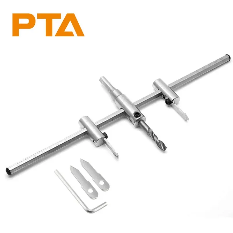 1pc 30-120/200/300mm Adjustable Hole Opener Circle Hole Cutter Circle Hole Saw Aircraft Type Wood Drill Bit DIY Tool